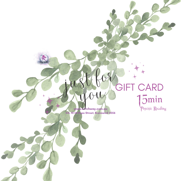 Psychic Reading 15 minutes Gift Card