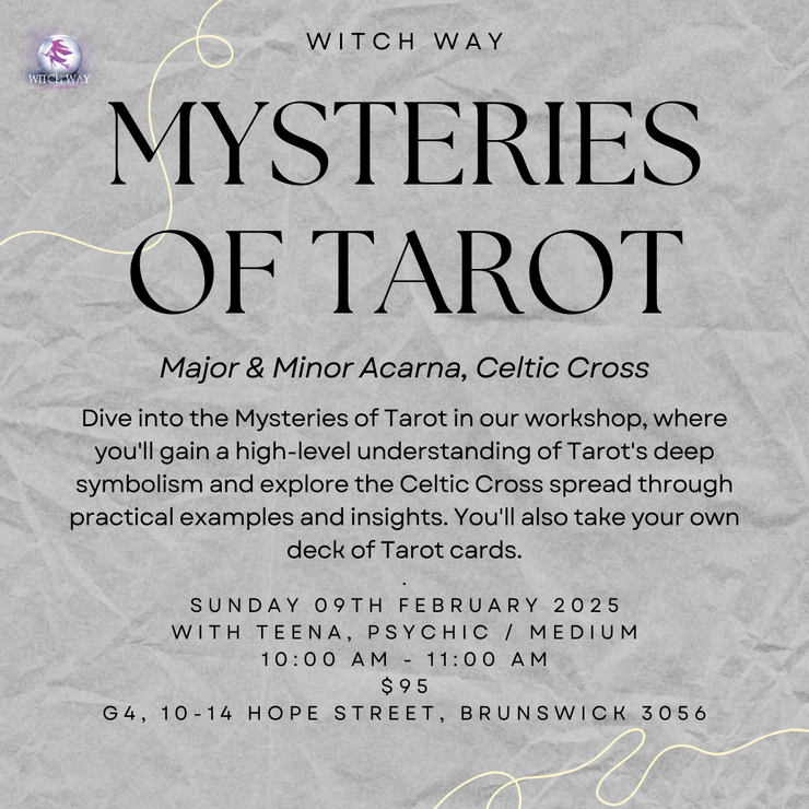 Mysteries of Tarot - workshop